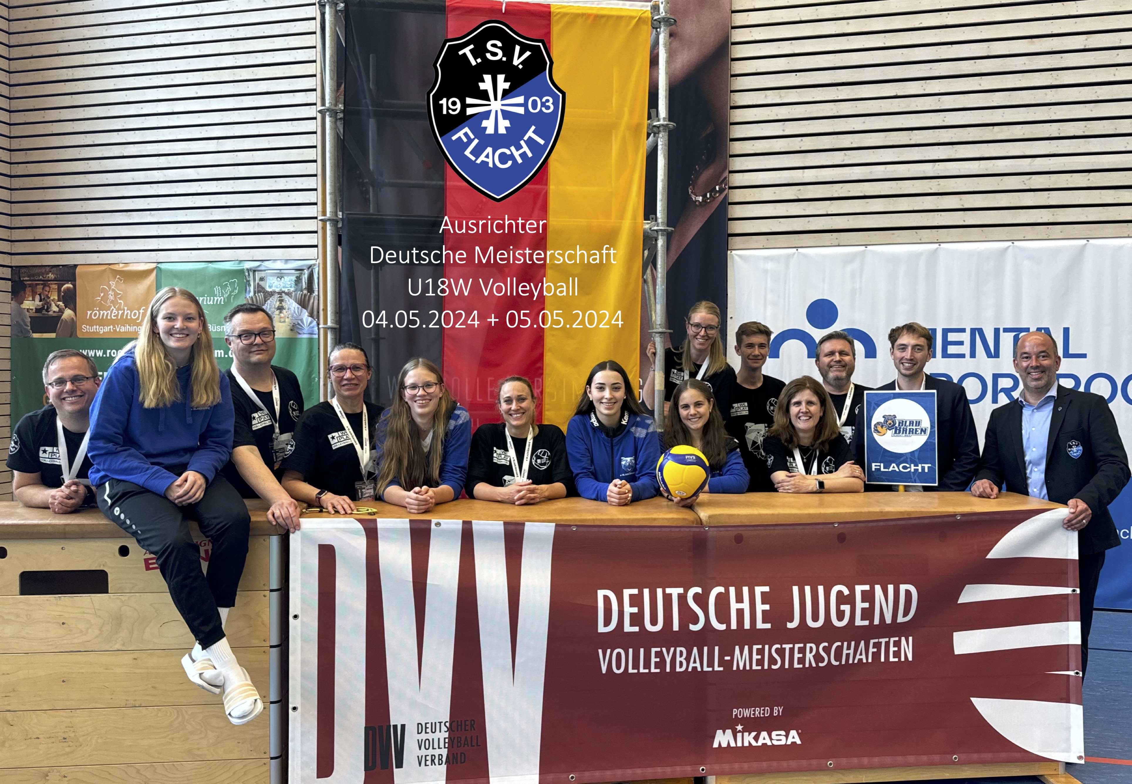 Ausrichter  Deutsche Meisterschaft U18W Volleyball  04.05.2024 + 05.05.2024